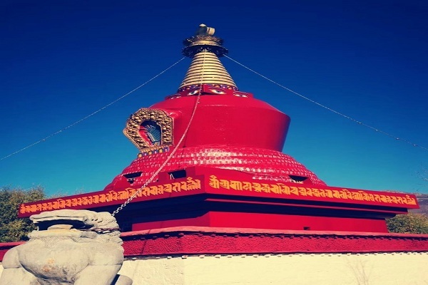 Red stupa